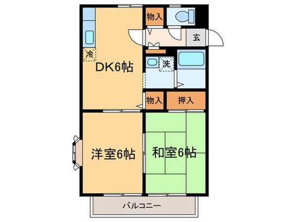 ヴィラファンテ－ヌの物件間取画像